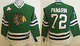 Youth Chicago Blackhawks #72 Artemi Panarin Green Stitched Hockey Jersey,baseball caps,new era cap wholesale,wholesale hats